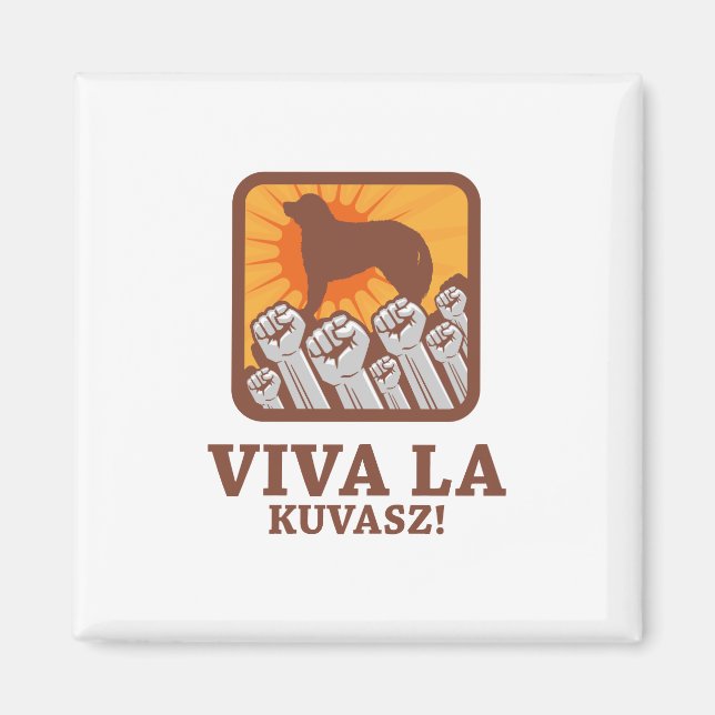 Kuvasz Magnet (Vorne)