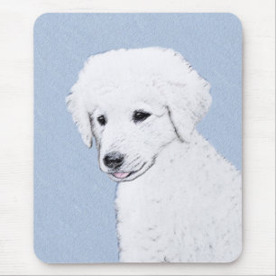 Kuvasz-Malerei - Niedliche Original Hunde-Kunst Mousepad