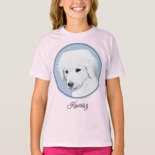 Kuvasz-Malerei - Niedliche Original Hunde-Kunst T-Shirt