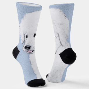Kuvasz-Malerei - Süße originelle Hundekunst Socken