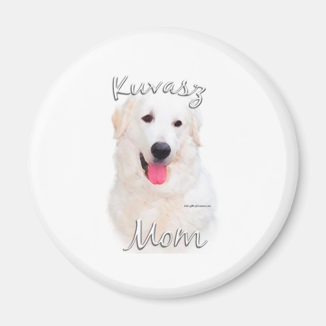 Kuvasz Mama 2 Magnet (Vorne)