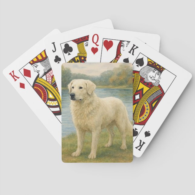 Kuvasz Spielkarten (Rückseite)