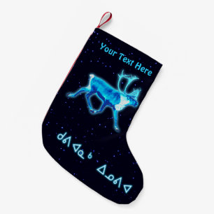 Kuvianak Innovia - Blaue Karibik (Reindeer) Kleiner Weihnachtsstrumpf