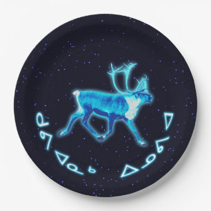 Kuvianak Innovia - Blaue Karibik (Reindeer) Pappteller