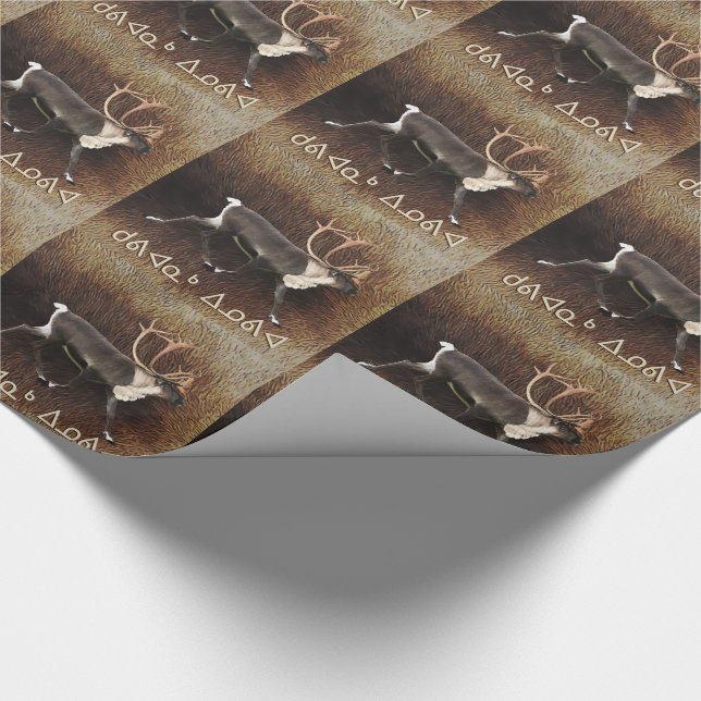 Kuvianak Innovia - Bull Caribbean (Reindeer) Geschenkpapier (Ecke)