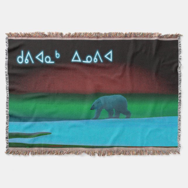 Kuvianak Innovia - Polar Lights Polar Bear Decke (Vorderseite)