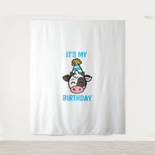 Kuw Birthday Party Hat Cattleman Bauer Bday Thema Wandteppich