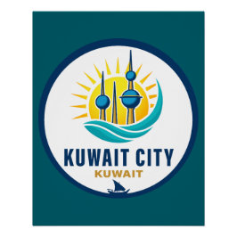 Kuwait City Kuwait Middle East Poster