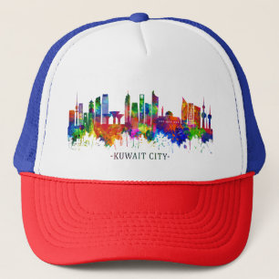 Kuwait City Kuwait Skyline Truckerkappe