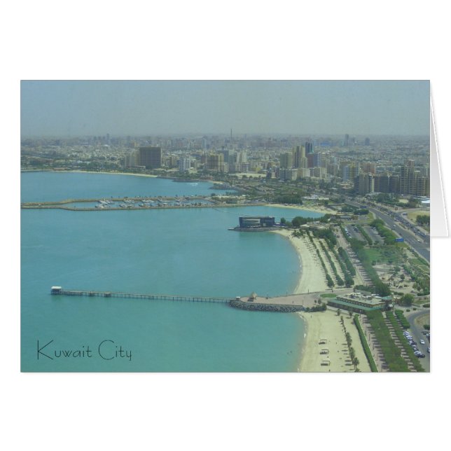 Kuwait City - Vogelperspektive (Vorderseite (Horizontal))