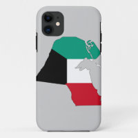 Kuwait-Flag-Karte