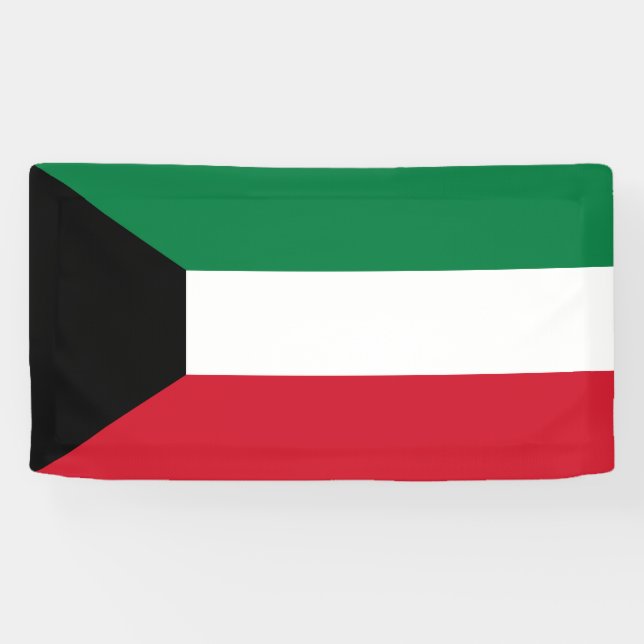Kuwait-Flagge Banner (Horizontal)