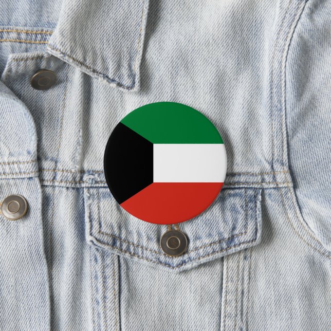 Kuwait-Flagge Button (Beispiel)