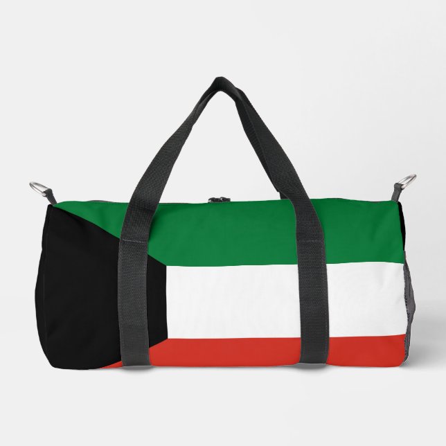 Kuwait-Flagge Duffle Bag (Vorderseite)