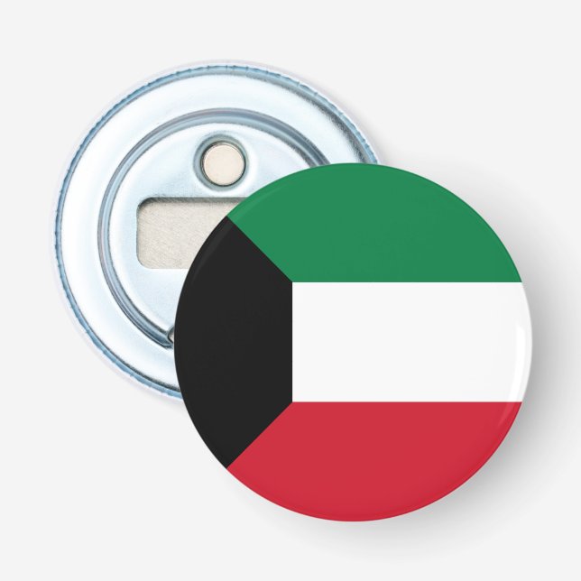 Kuwait-Flagge Flaschenöffner (Vorderseite)