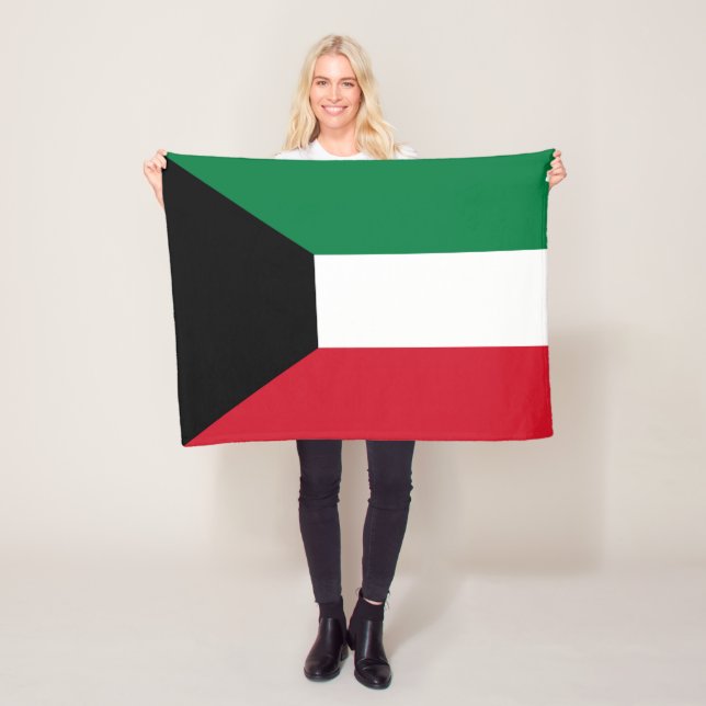 Kuwait-Flagge Fleecedecke (Beispiel)