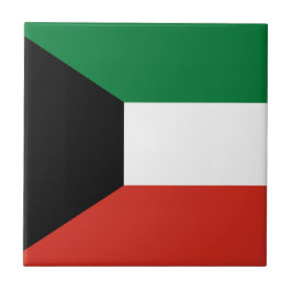 Kuwait-Flagge Fliese