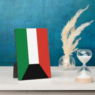 Kuwait-Flagge Fotoplatte