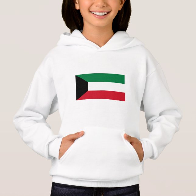 Kuwait-Flagge Hoodie (Vorderseite)