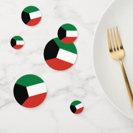 Kuwait-Flagge Konfetti