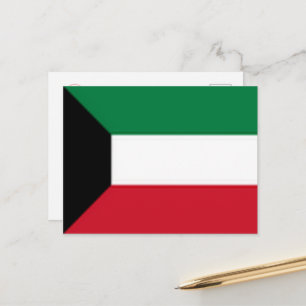 Kuwait - Flagge - Postkarte