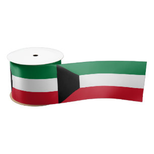 Kuwait-Flagge Satinband