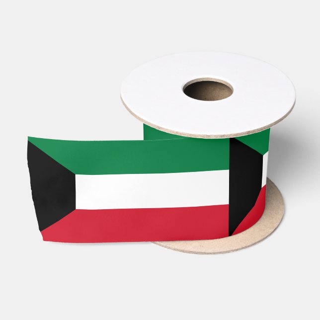 Kuwait-Flagge Satinband (Spule)