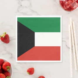 Kuwait-Flagge Serviette