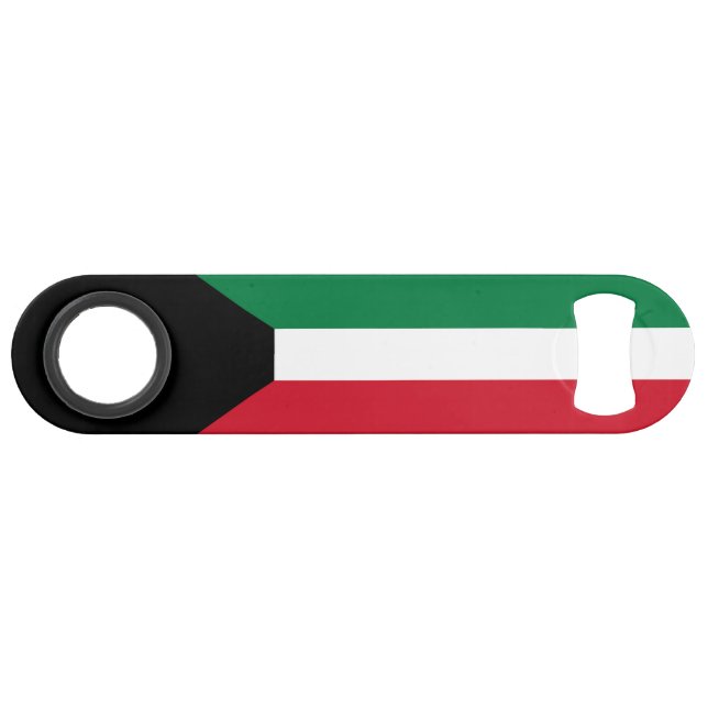 Kuwait-Flagge Speed Flaschenöffner (Vorderseite (Horizontal))