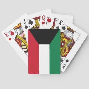 Kuwait-Flagge Spielkarten