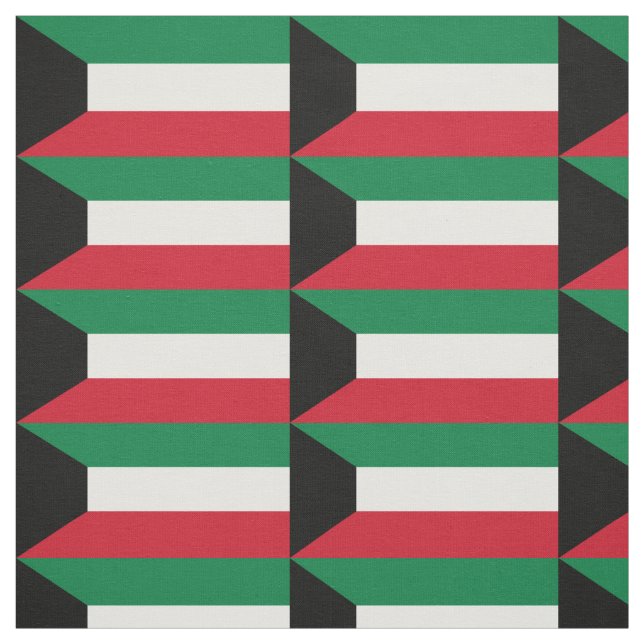 Kuwait-Flagge Stoff (Muster)