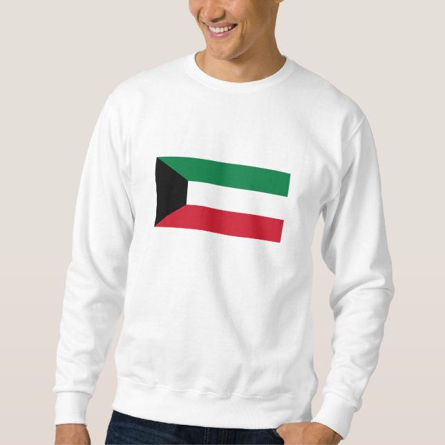 Kuwait-Flagge Sweatshirt (Vorderseite)