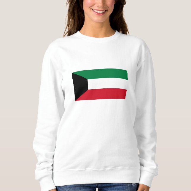 Kuwait-Flagge Sweatshirt (Vorderseite)