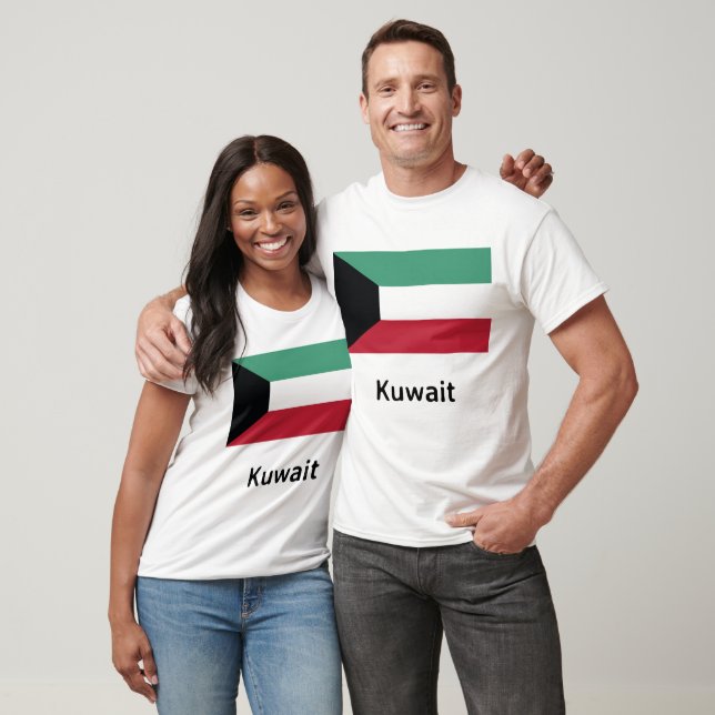 Kuwait-Flagge T-Shirt (Unisex)