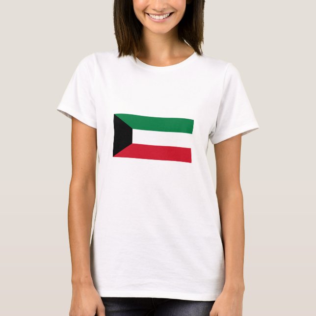 Kuwait-Flagge T-Shirt (Vorderseite)