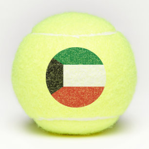 Kuwait-Flagge Tennisbälle