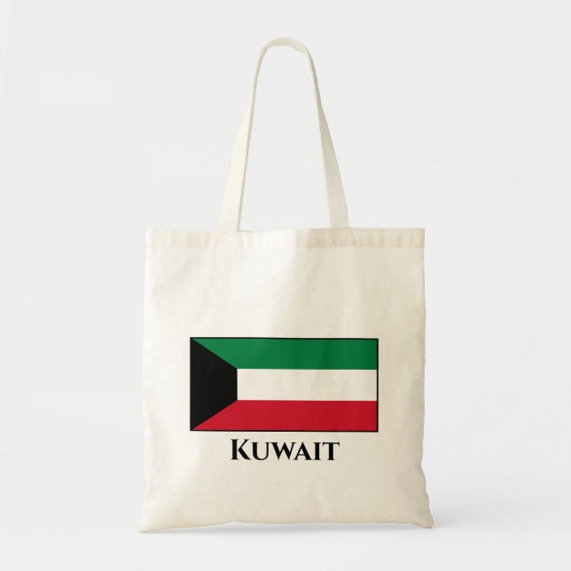 Kuwait-Flagge Tragetasche (Vorne)