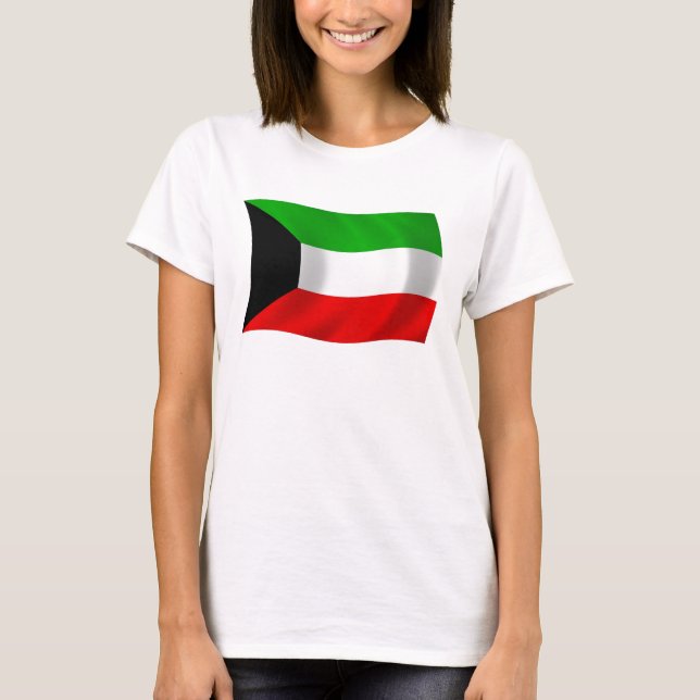 Kuwait-Flaggen-Shirt T-Shirt (Vorderseite)