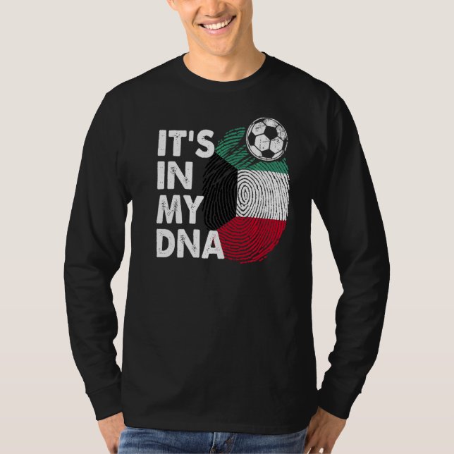 Kuwait in meinem DNA-Kuwaiti-Flaggenteam Kuwait T-Shirt (Vorderseite)
