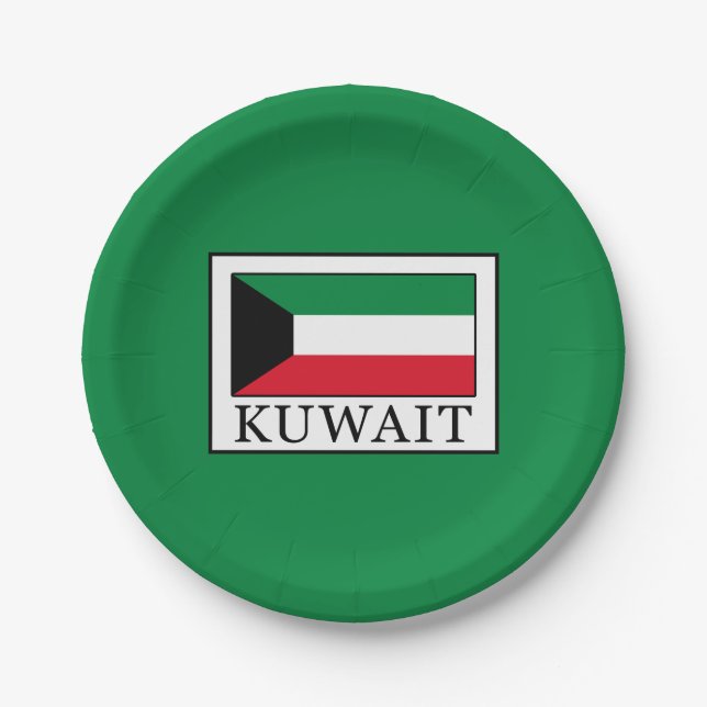 Kuwait Pappteller (Vorderseite)