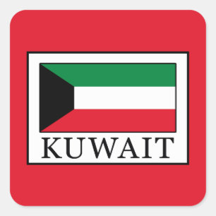 Kuwait Quadratischer Aufkleber