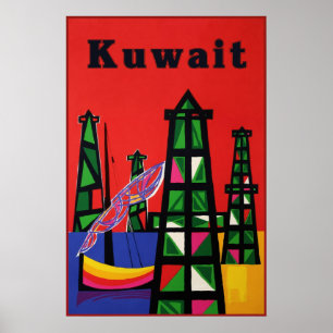 Kuwait-Reiseposter Poster