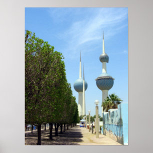 Kuwait Towers Poster
