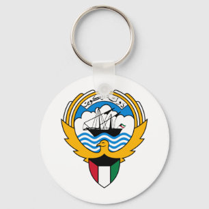Kuwait-Wappen Schlüsselanhänger