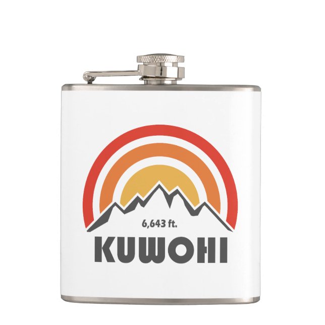 Kuwohi North Carolina Tennessee Flachmann (Vorderseite)