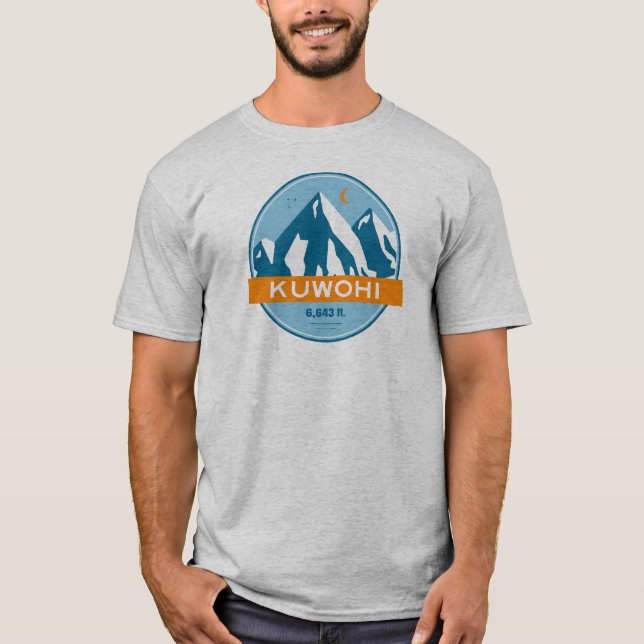 Kuwohi North Carolina Tennessee Stars Moon T-Shirt (Vorderseite)