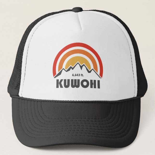 Kuwohi North Carolina Tennessee Truckerkappe (Vorderseite)