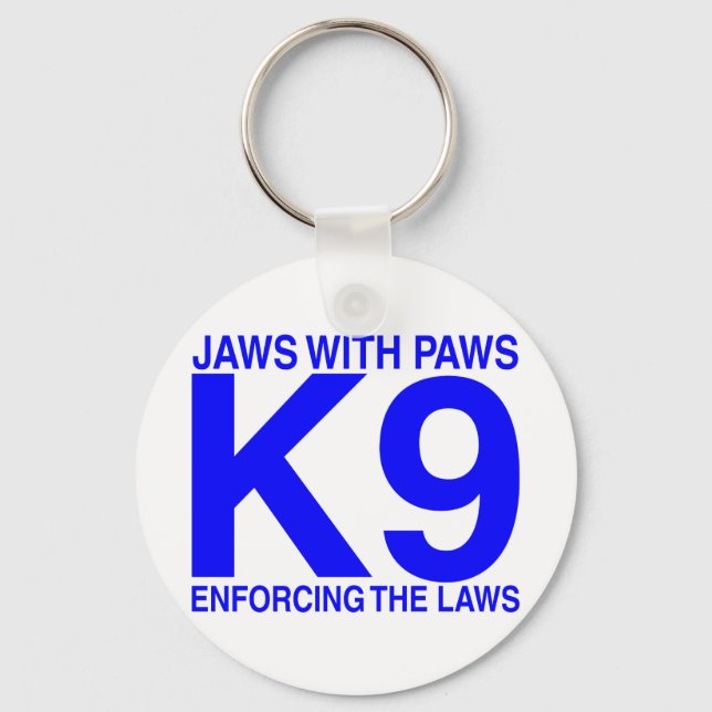Kuws with Paws erzwingen Gesetze Schlüsselanhänger (Vorderseite)