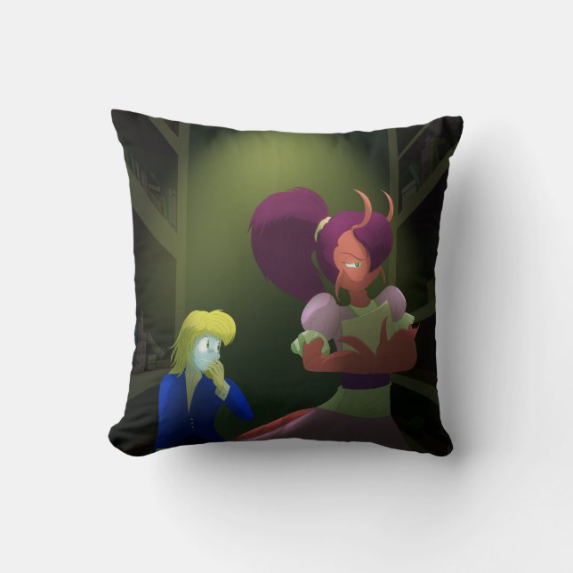 Kuzoura und Crayfish Girl Kissen (Vorderseite)