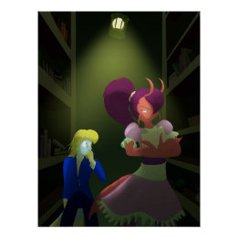 Kuzoura und Crayfish Girl Poster